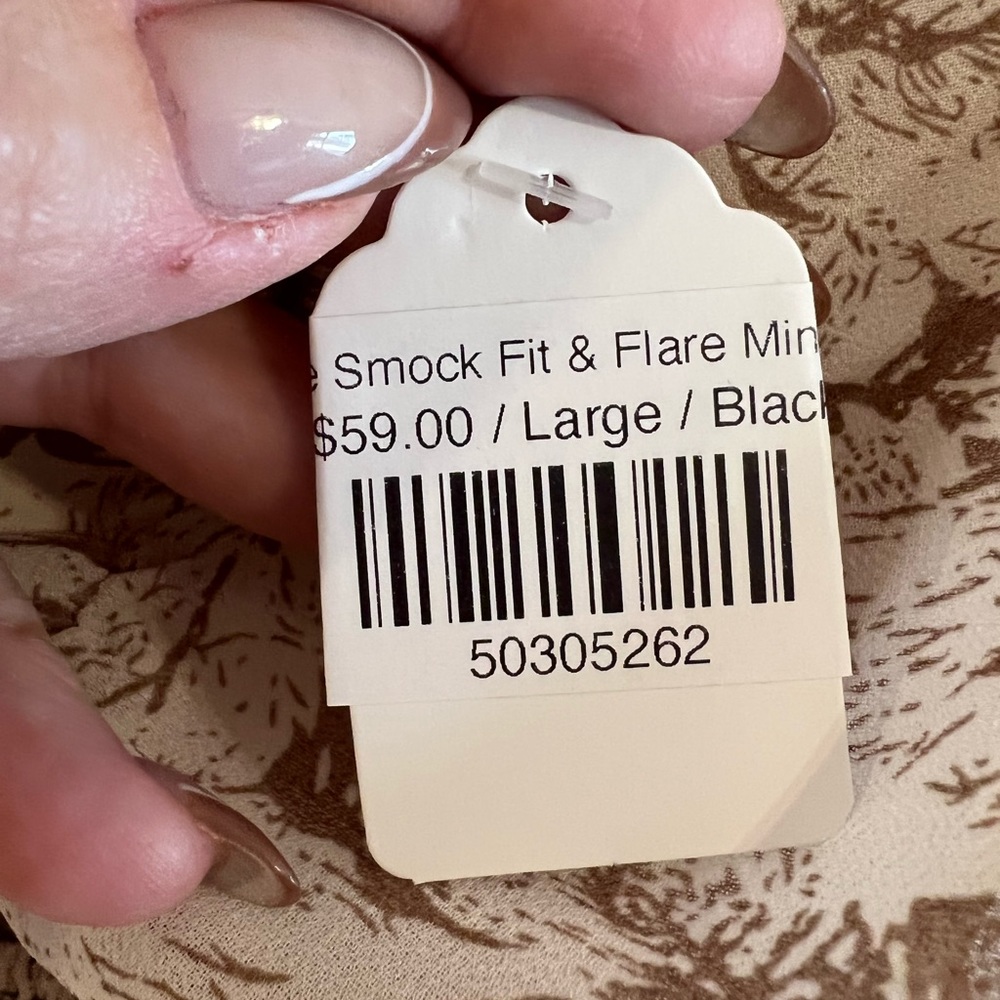 Emilee smock fit and flare mini size large
